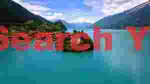 idyllic island villa on turquoise lake brienz