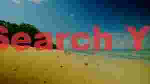 At Home idyllic tropical beach landscape
