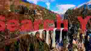 At Home landwasser viaduct alpine railway marvel