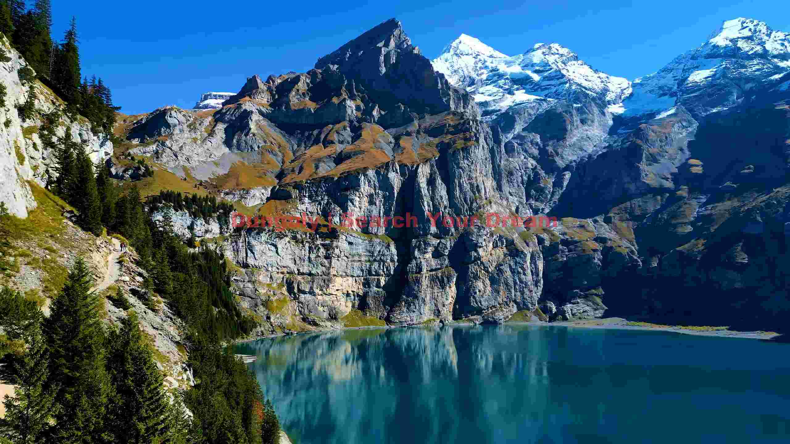 majestic alpine lake reflection majestic alpine lake reflection