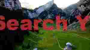 At Home majestic alpine valley panorama