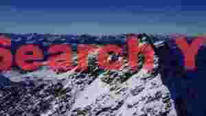majestic alpine winter panorama