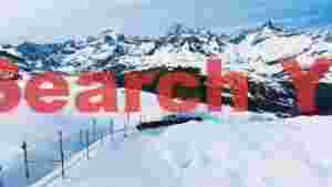 majestic alpine winter railway