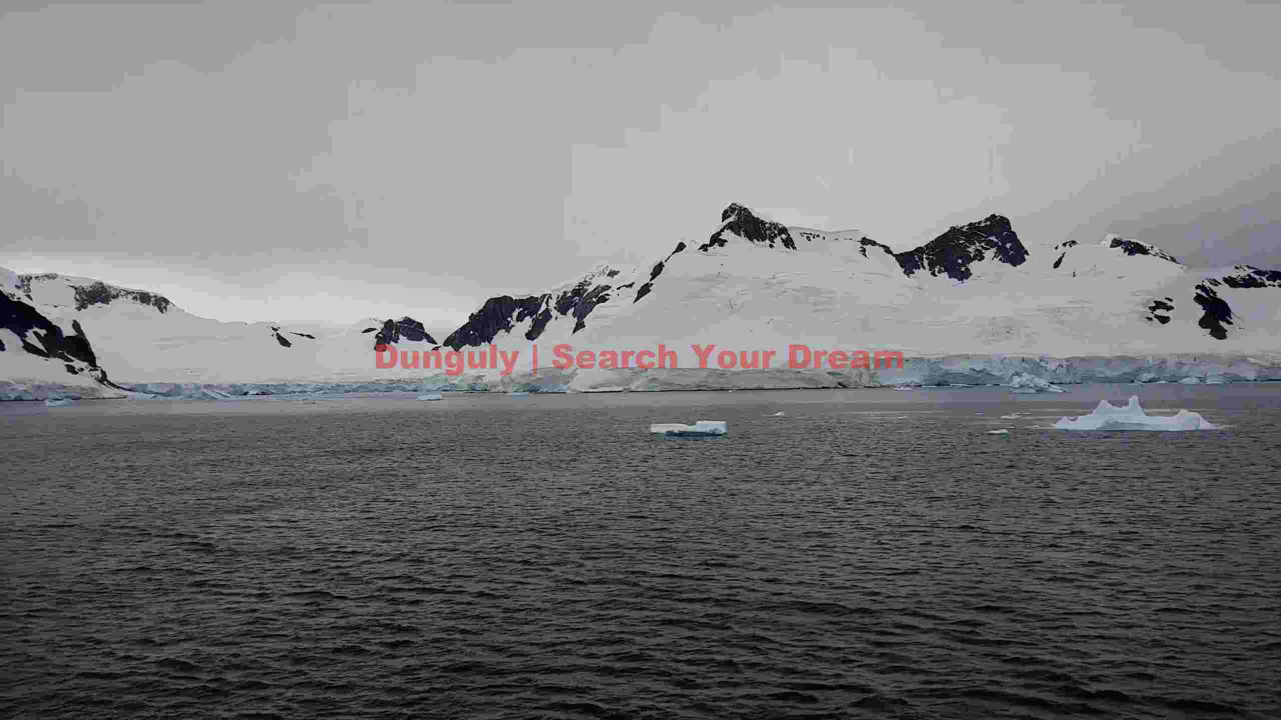 majestic antarctic glacier and icy waters majestic antarctic glacier and icy waters