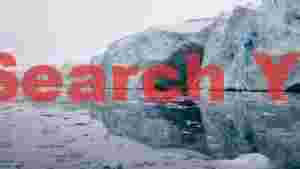 At Home majestic polar glacier with ice arch