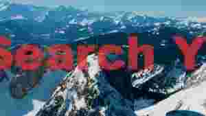 majestic snow capped alpine panorama