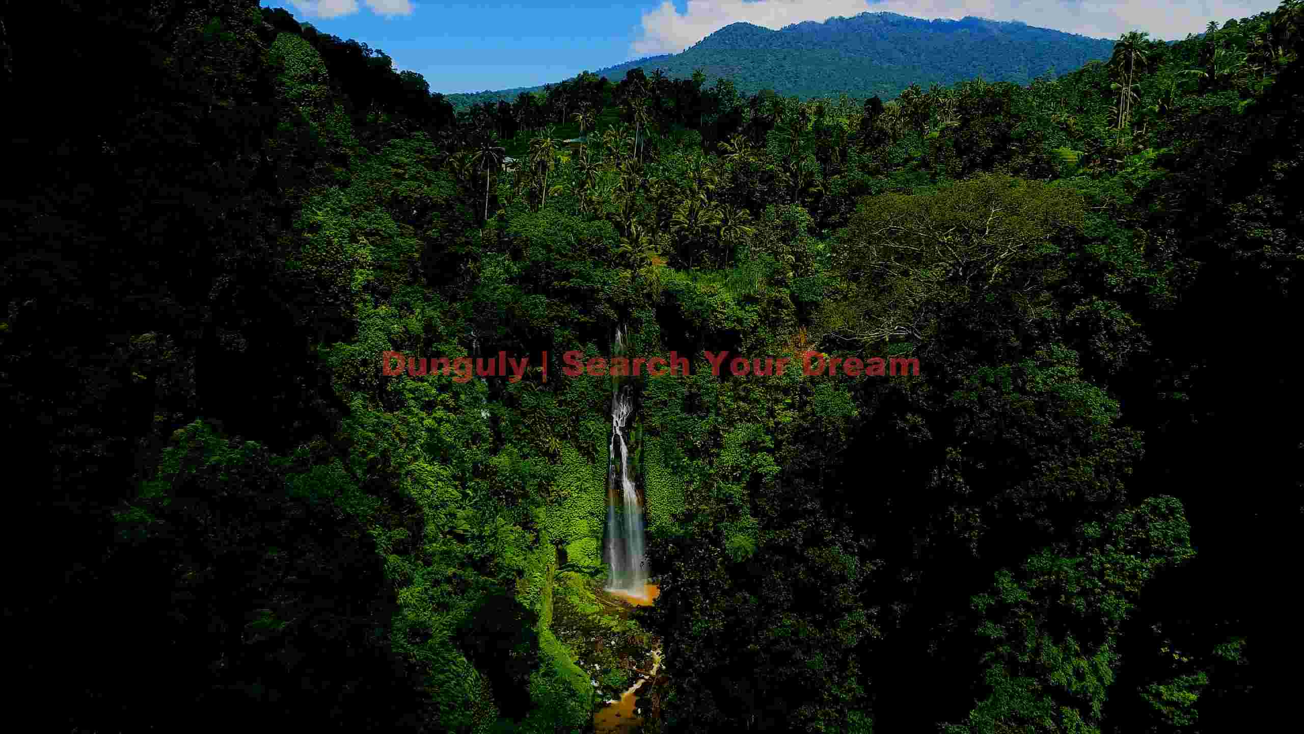 majestic tropical jungle waterfall majestic tropical jungle waterfall