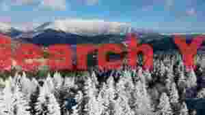 At Home majestic winter mountain forest landscape