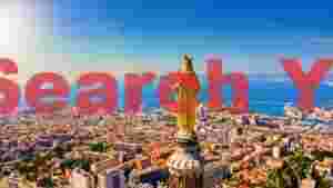 At Home marseille panorama golden guardian over the azure sea