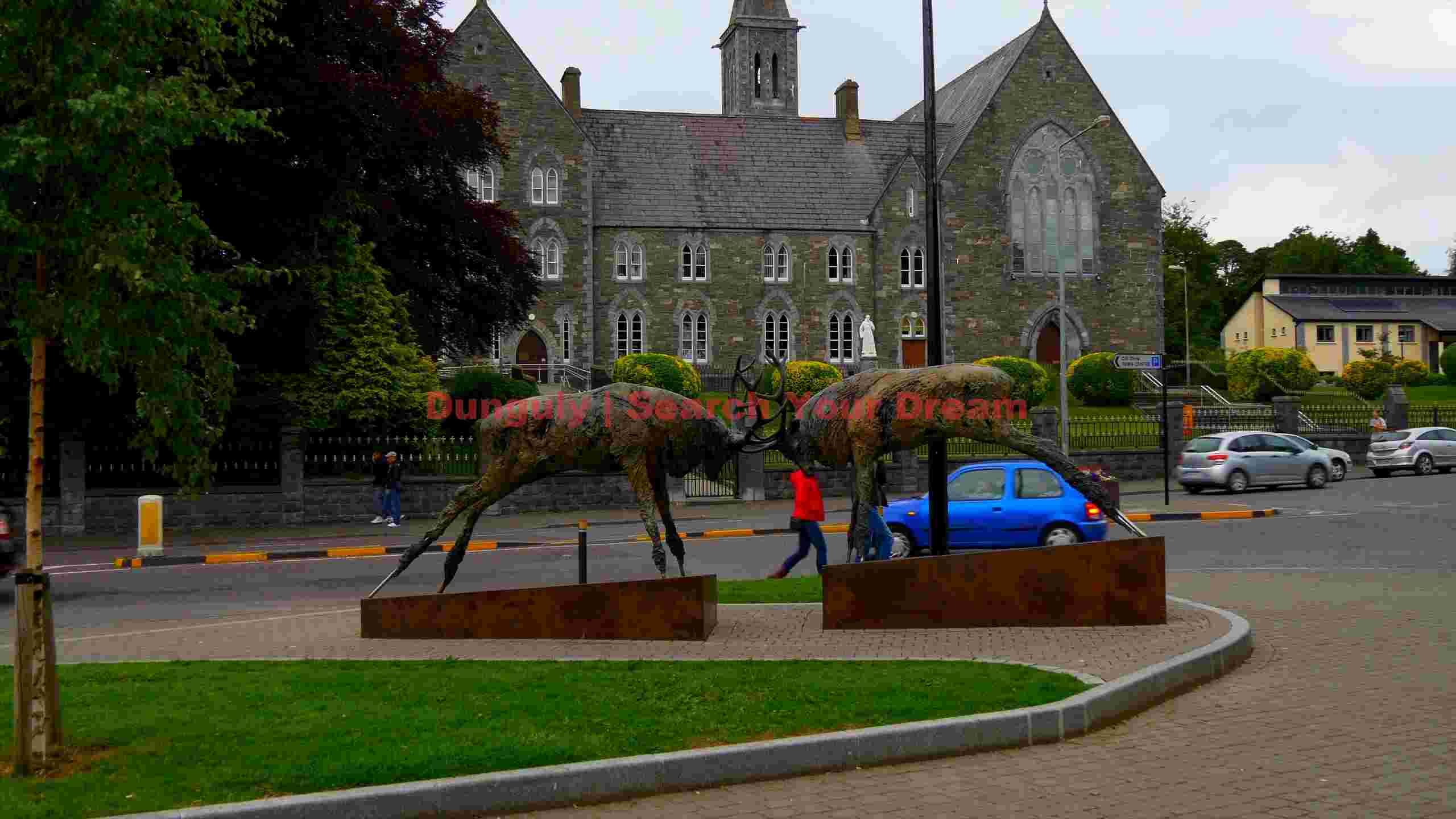 maynooth deer sculptures historic town art maynooth deer sculptures historic town art