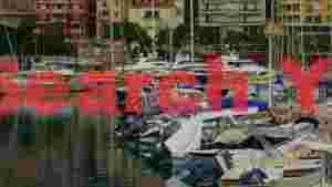 At Home mediterranean harbor reflections in monaco