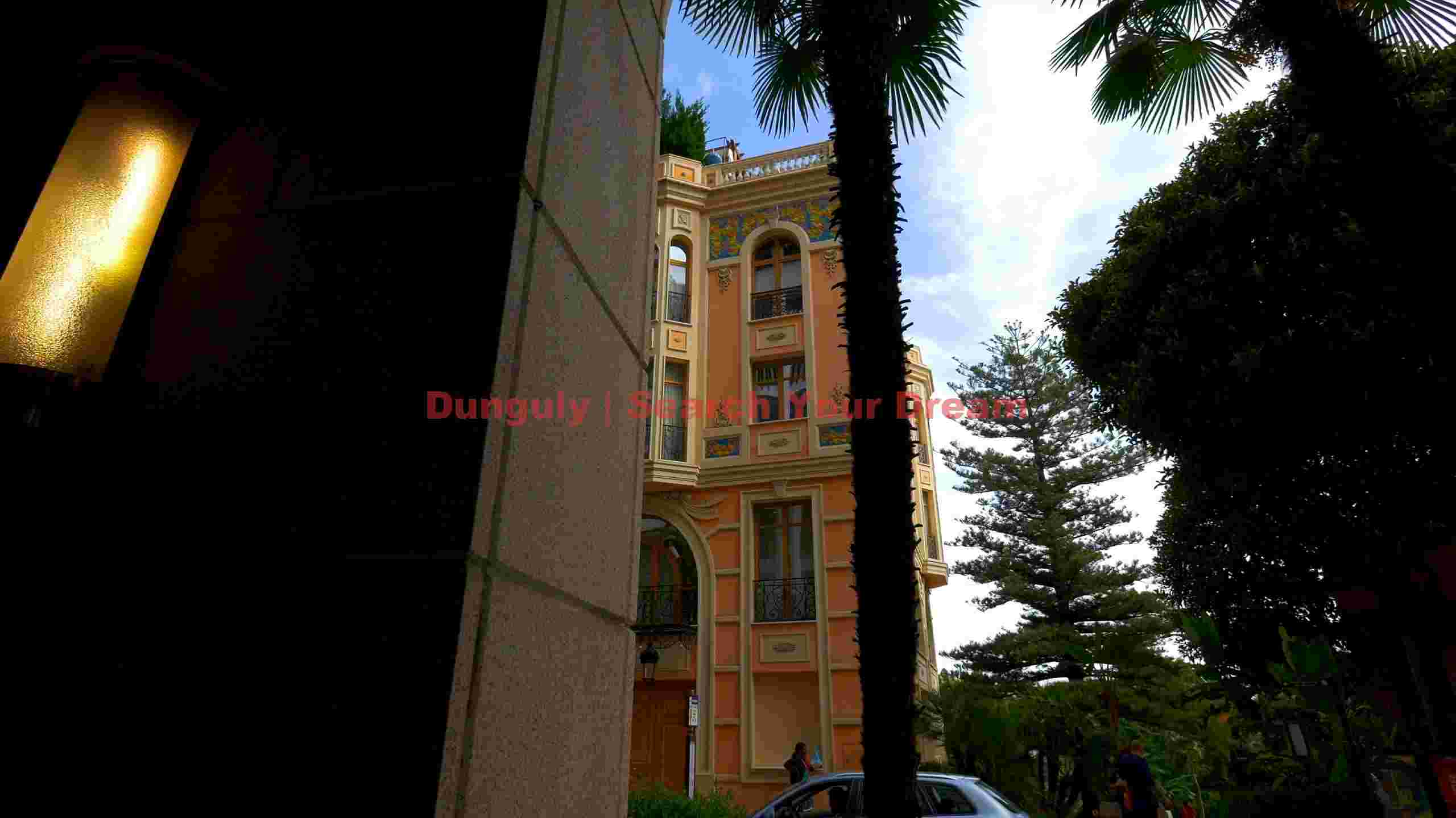 mediterranean street scene with ornate architecture mediterranean street scene with ornate architecture