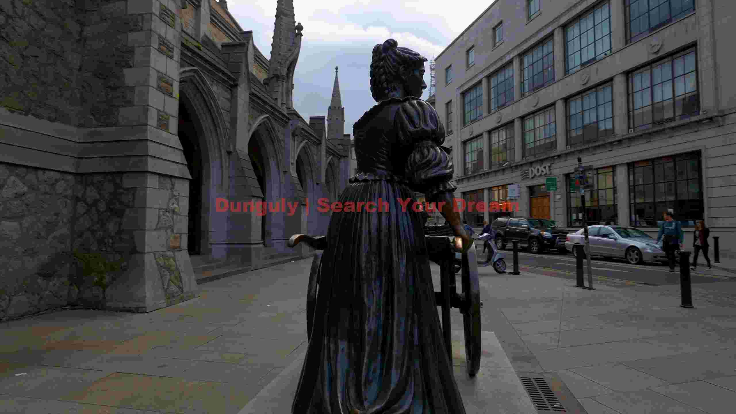 molly malone statue on dublins historic street molly malone statue on dublins historic street