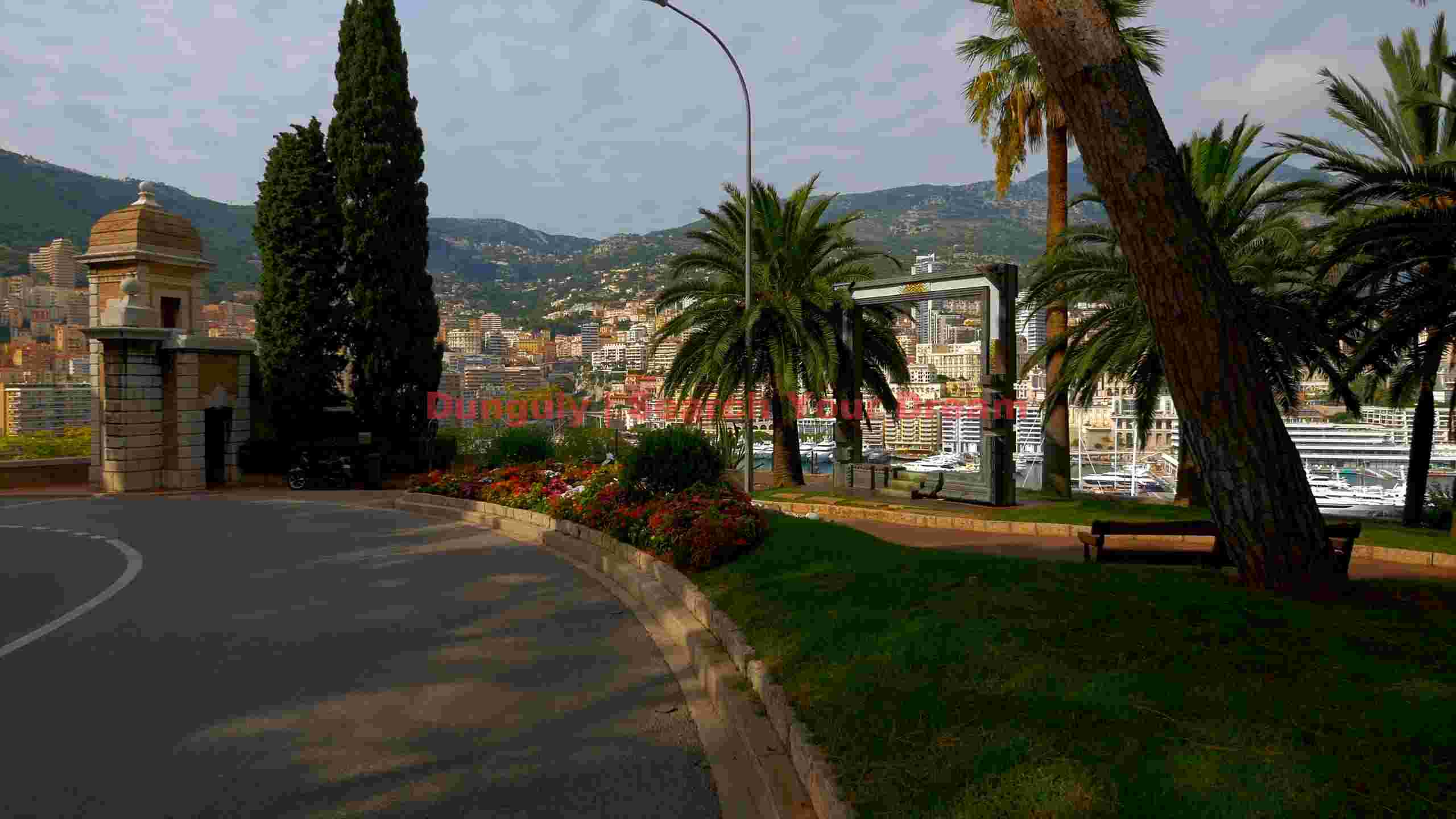 monaco grandeur hillside panorama with harbor view monaco grandeur hillside panorama with harbor view