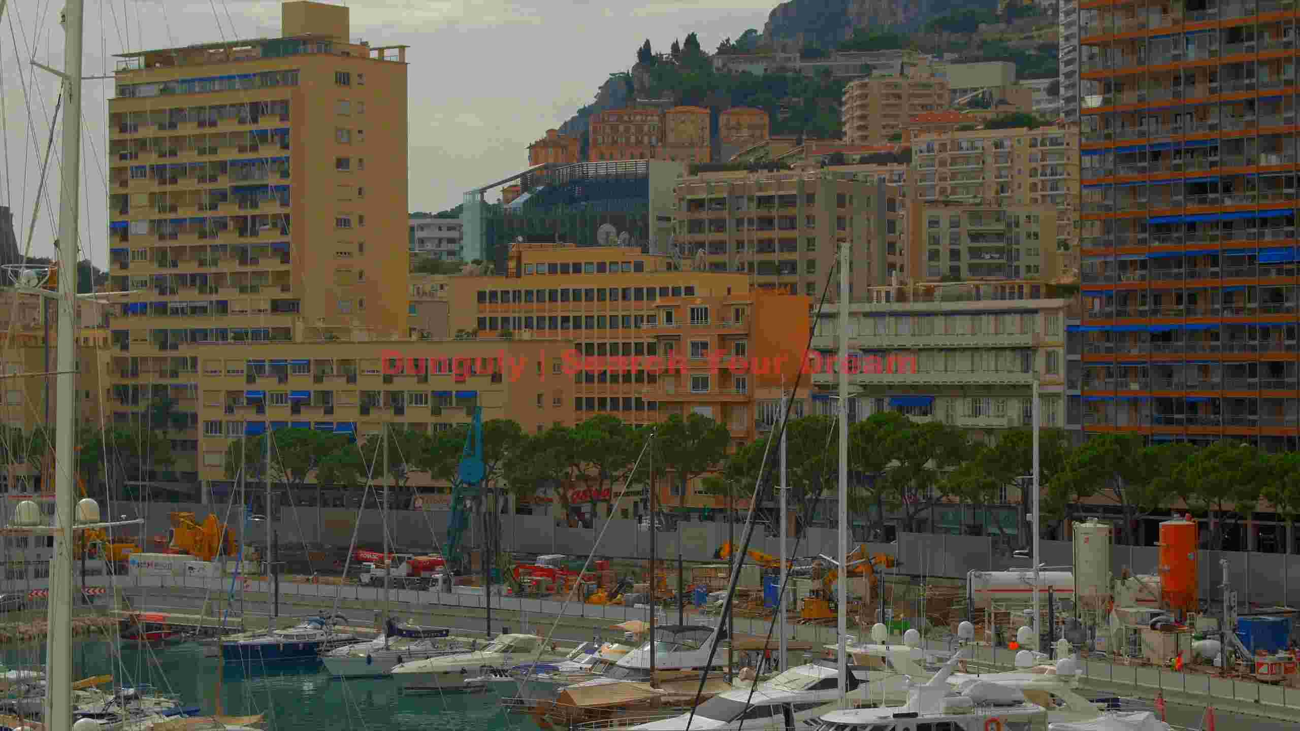 monaco harbor panorama with cityscape and yachts monaco harbor panorama with cityscape and yachts
