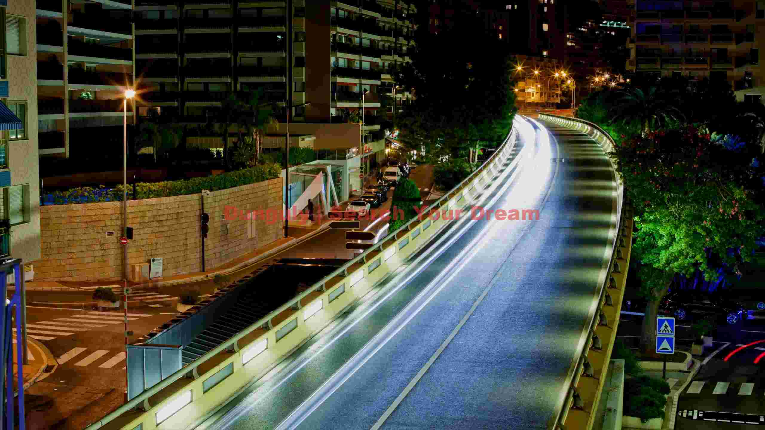 monaco nightscape luminous urban trails monaco nightscape luminous urban trails