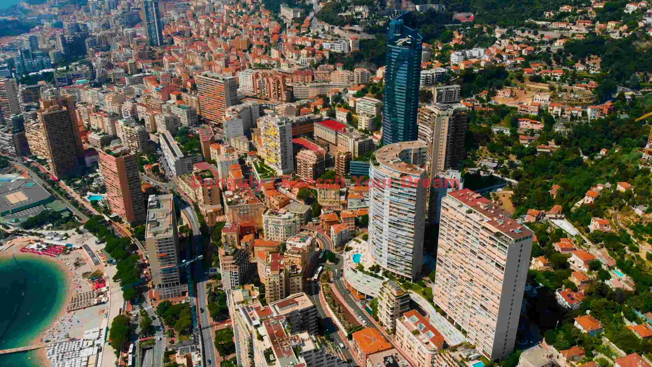 monaco riviera aerial cityscape monaco riviera aerial cityscape