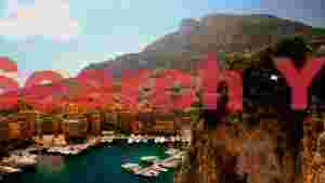 monaco riviera coastal cityscape