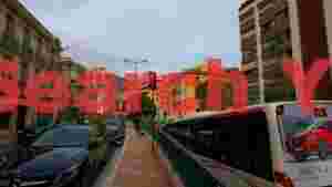 monaco street view with classic architecture