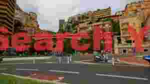 monacos vibrant hillside urban landscape