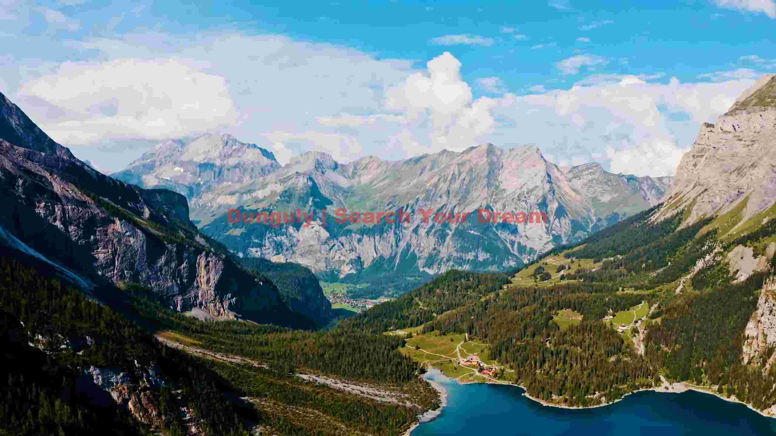 oeschinensee lake and majestic swiss alps panorama oeschinensee lake and majestic swiss alps panorama