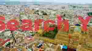 panoramic aerial view of cordoba spain