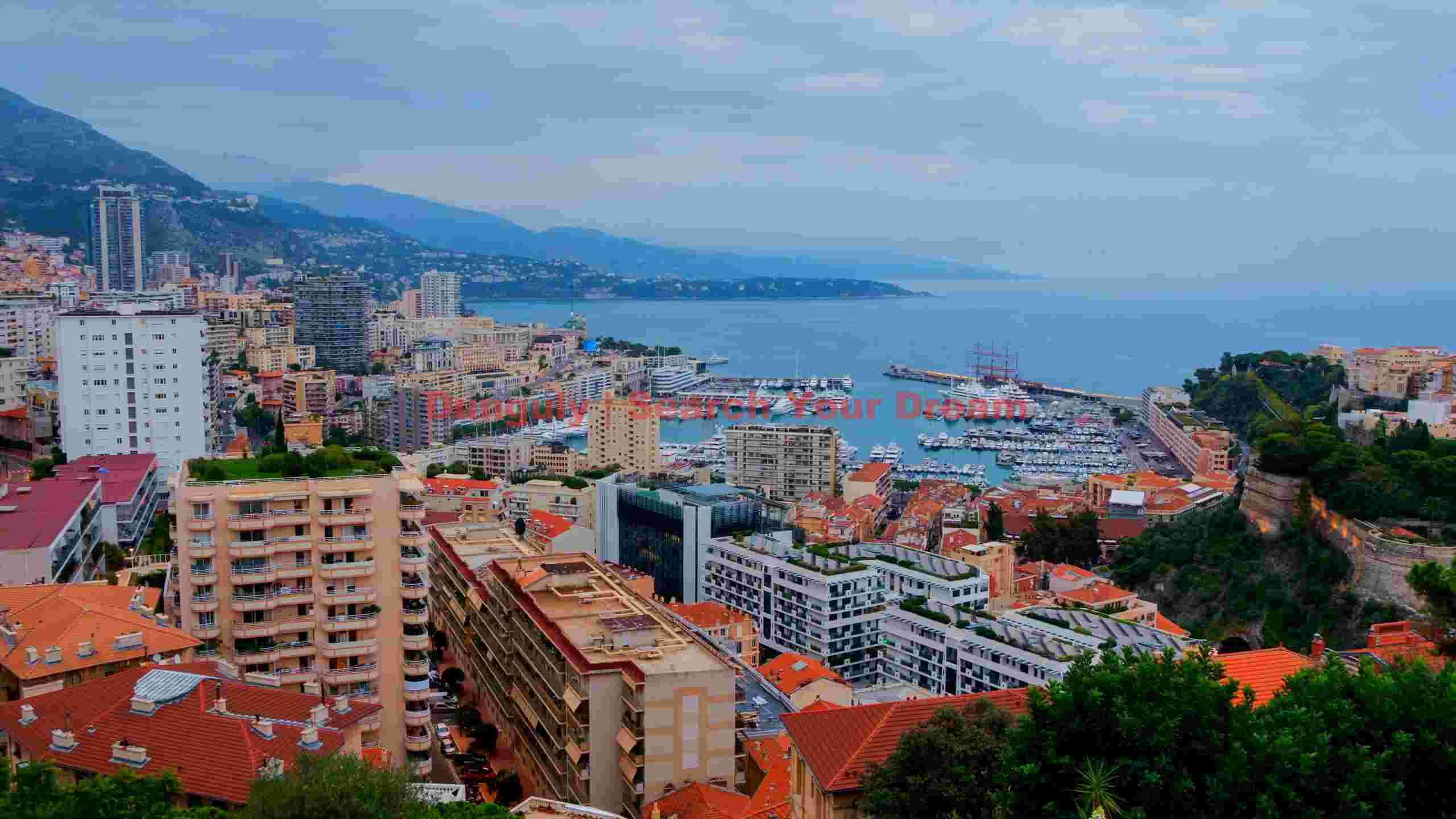 panoramic monte carlo harbor and cityscape panoramic monte carlo harbor and cityscape