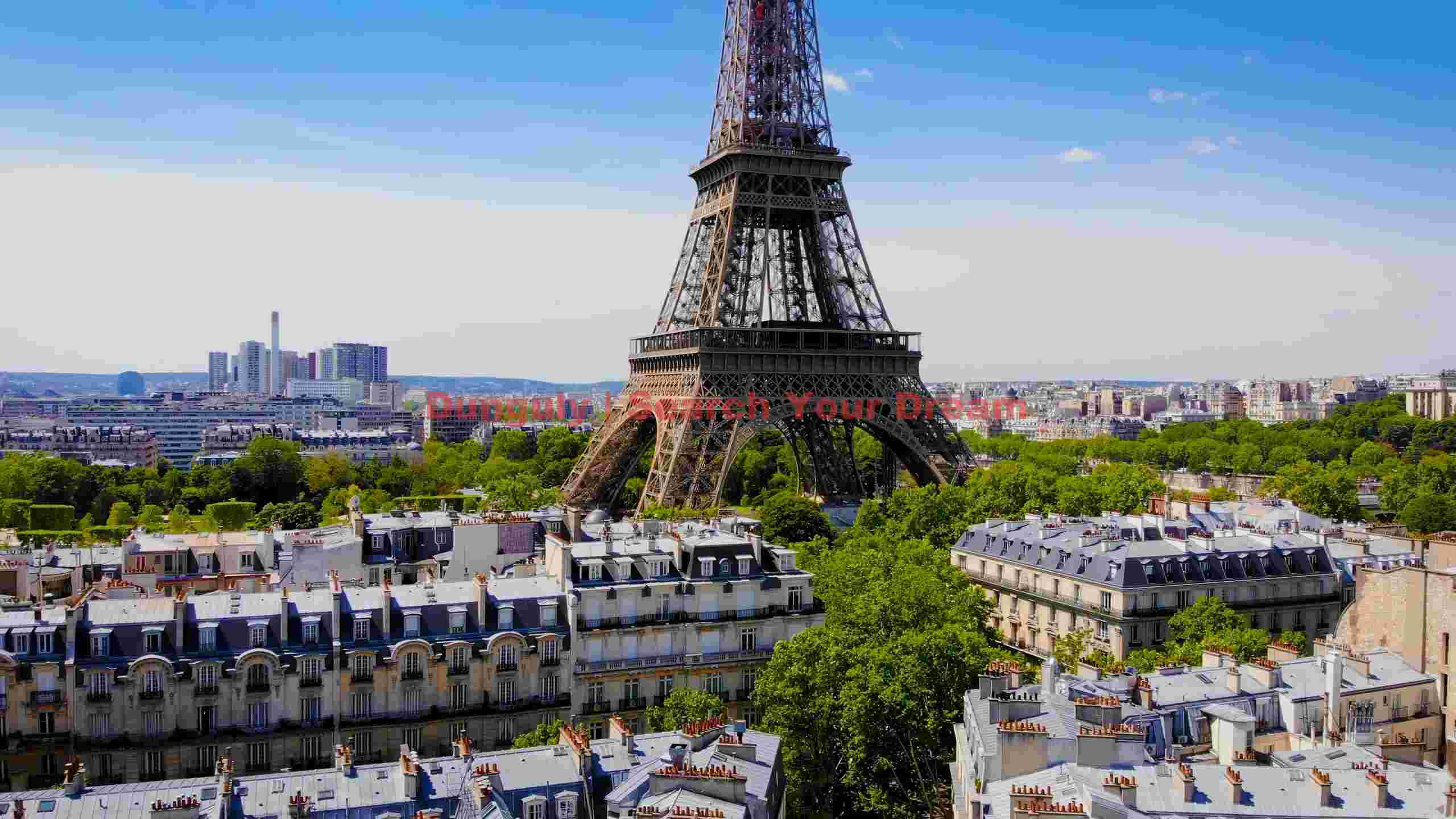 panoramic paris view with eiffel tower panoramic paris view with eiffel tower
