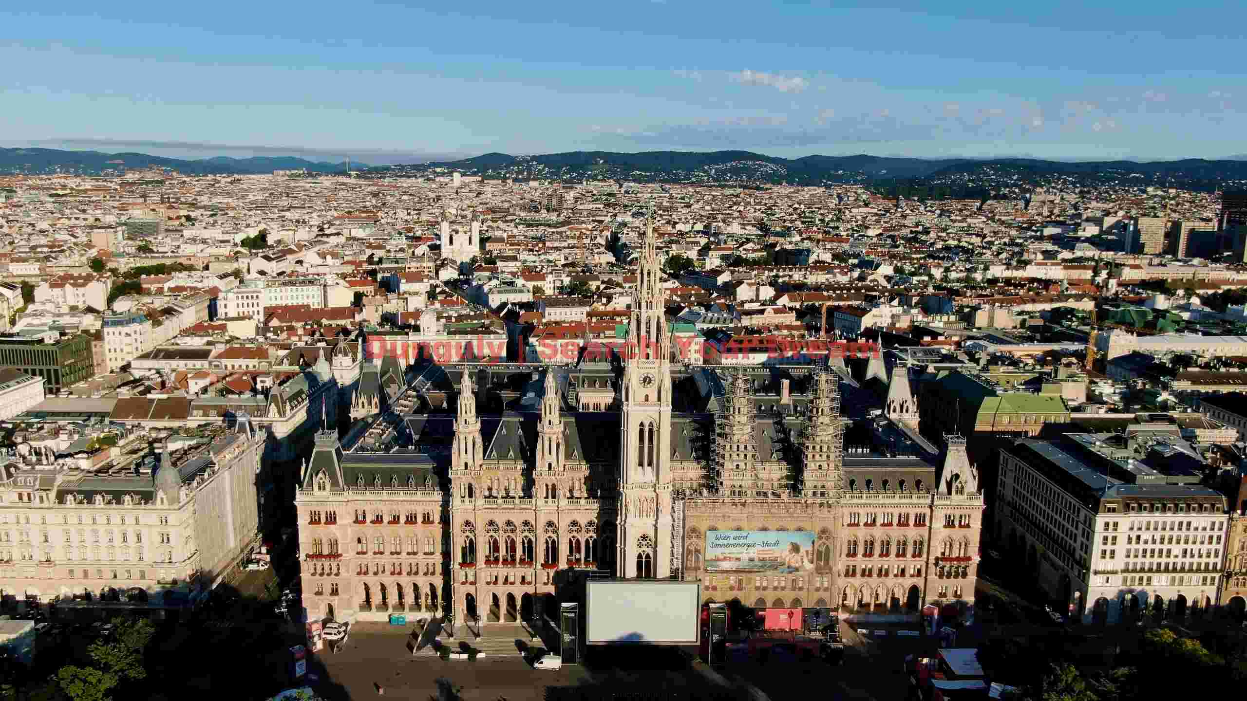 panoramic vienna cityscape at golden hour panoramic vienna cityscape at golden hour