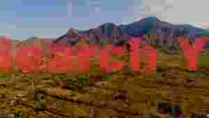 panoramic view of arid mountain landscape