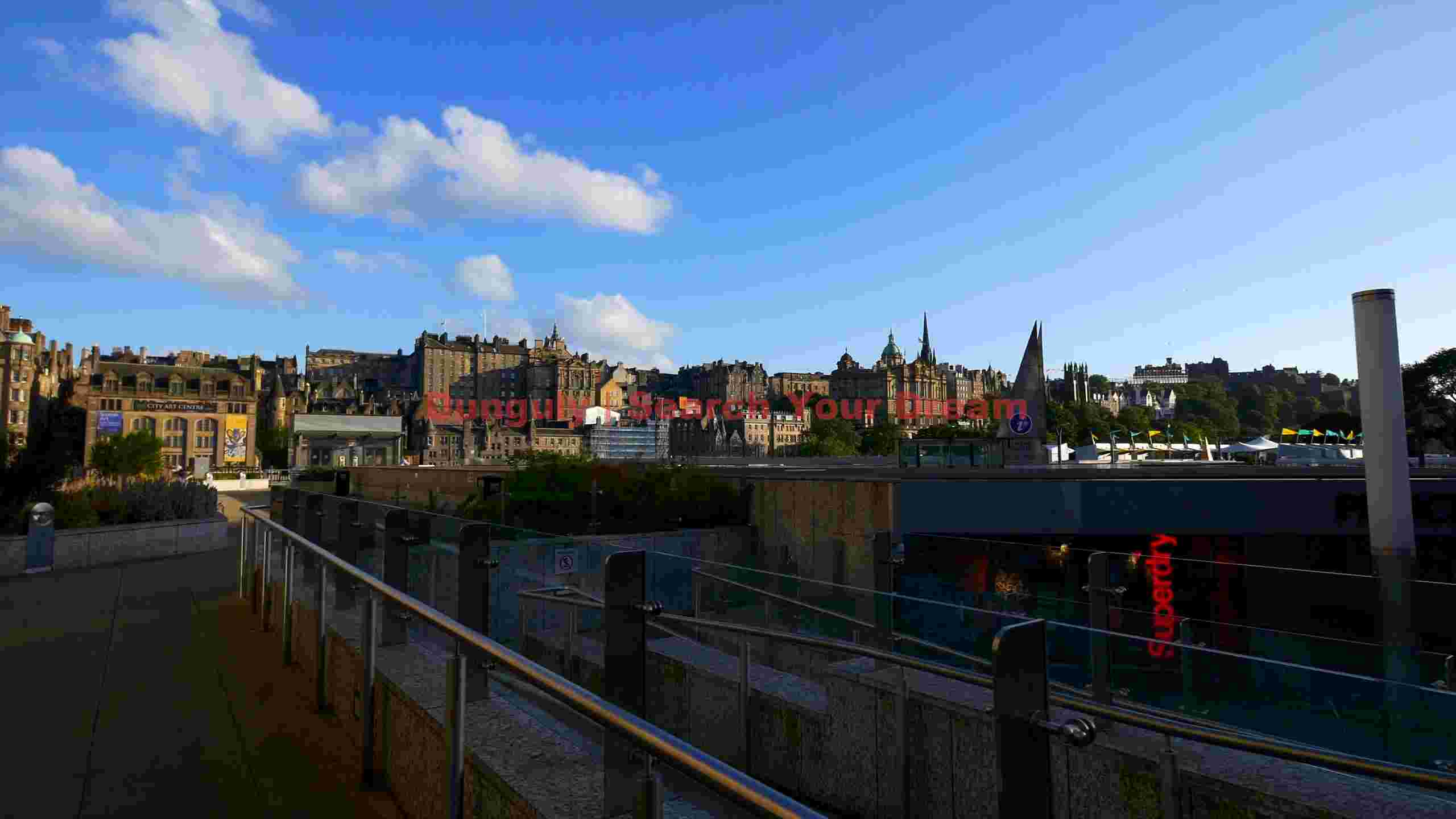 panoramic view of historic edinburgh cityscape panoramic view of historic edinburgh cityscape