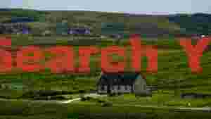 rolling green hills of rural scotland
