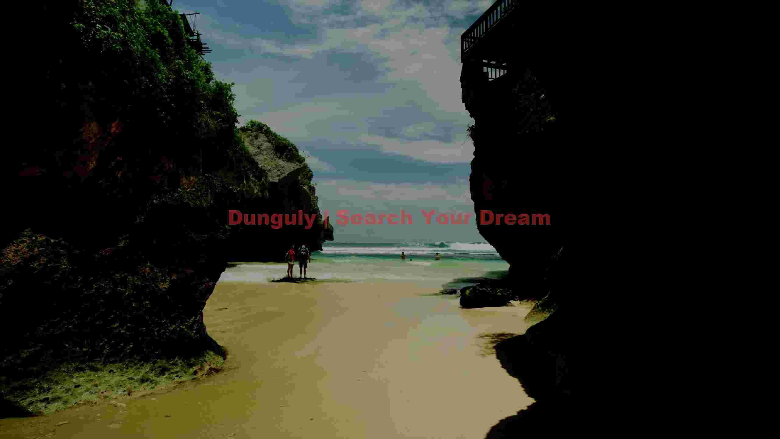 secluded beach paradise between towering cliffs secluded beach paradise between towering cliffs