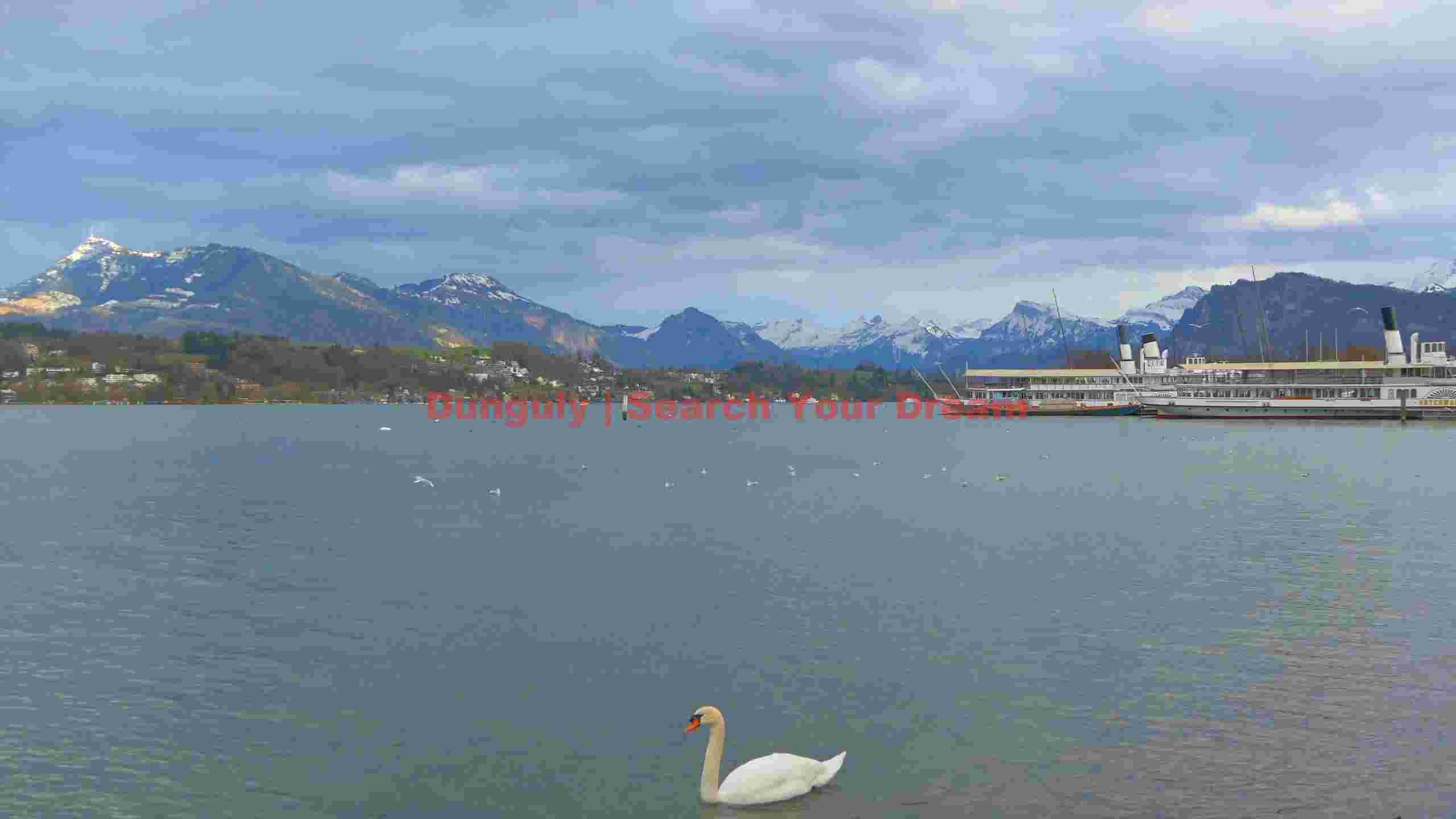 serene alpine lake with majestic mountains serene alpine lake with majestic mountains