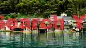 serene funaya village traditional japanese boathouses