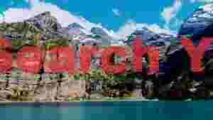 serene oeschinen lake and majestic swiss alps
