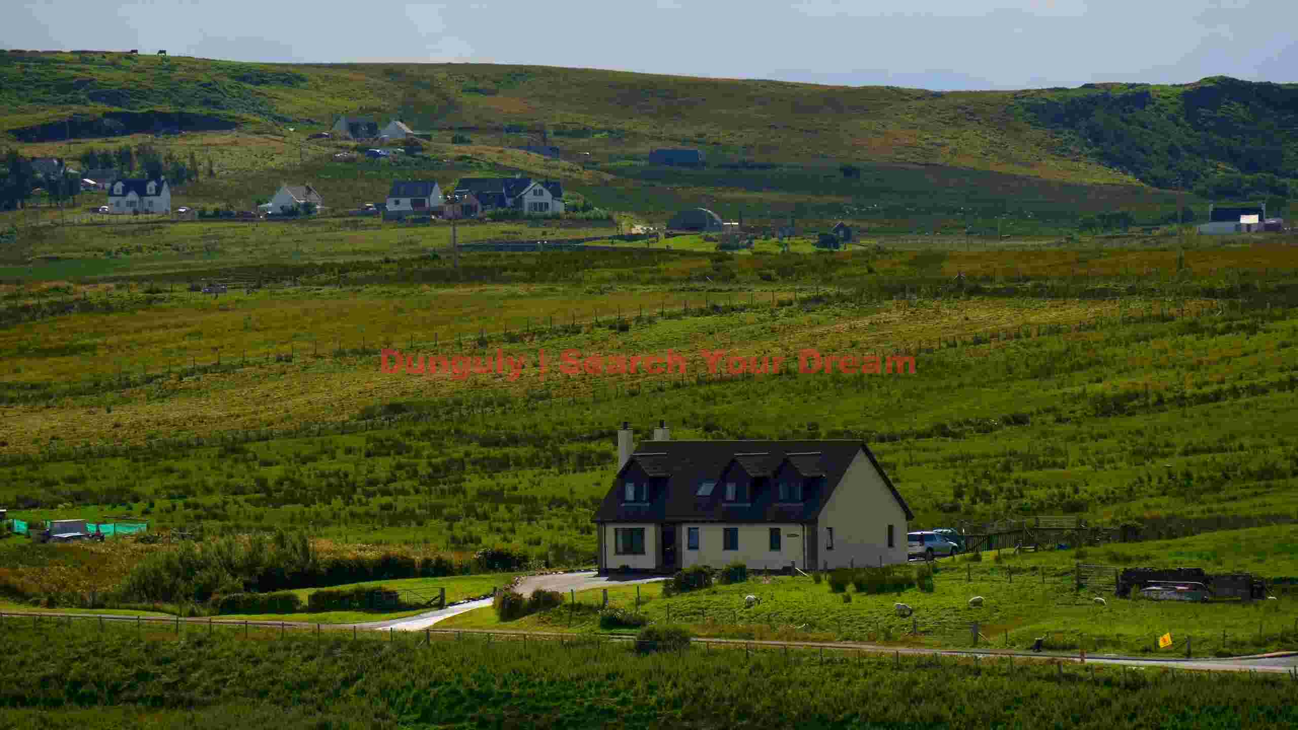 serene scottish countryside green hills and rural homes serene scottish countryside green hills and rural homes