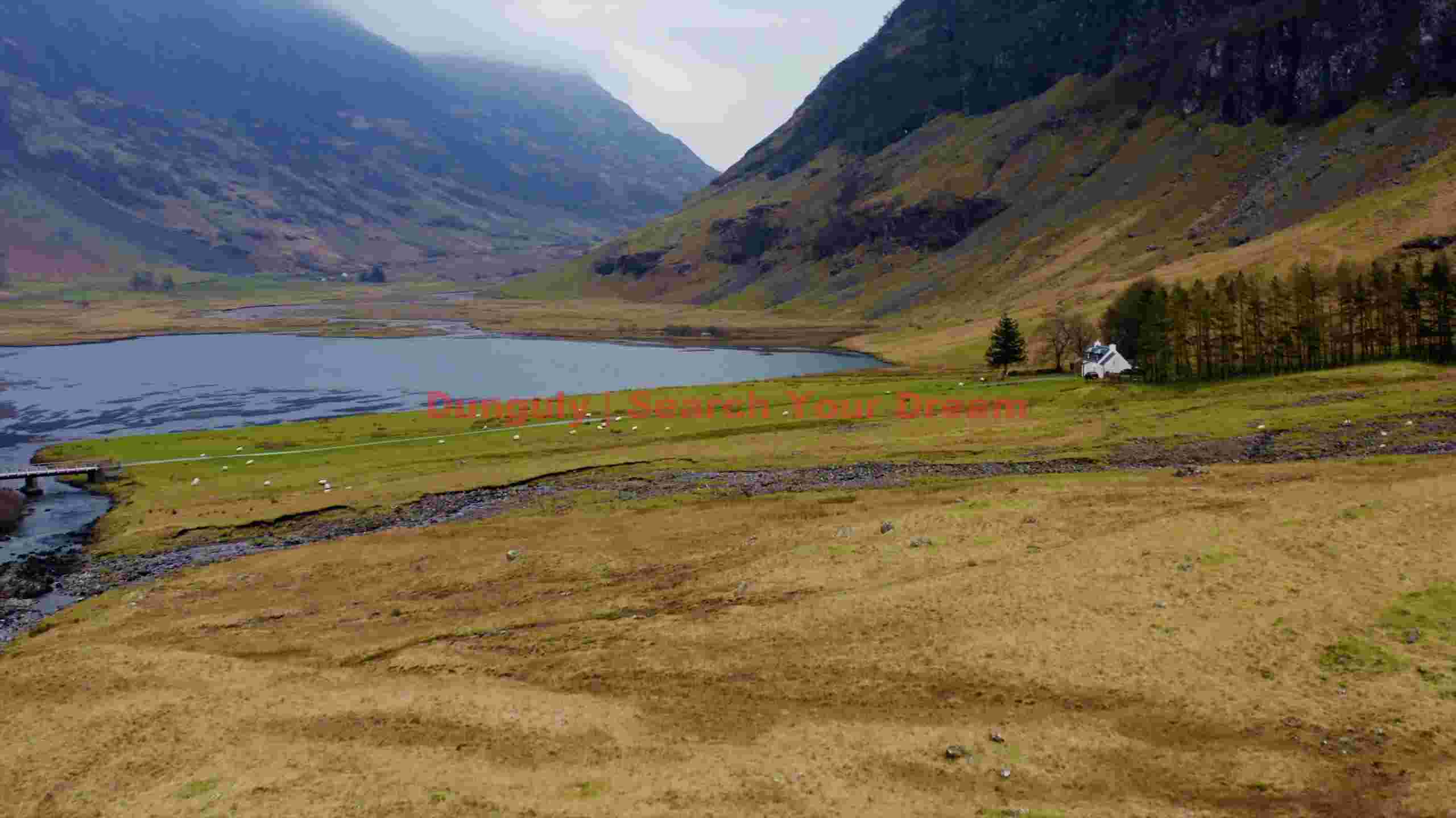 serene scottish highland valley landscape serene scottish highland valley landscape
