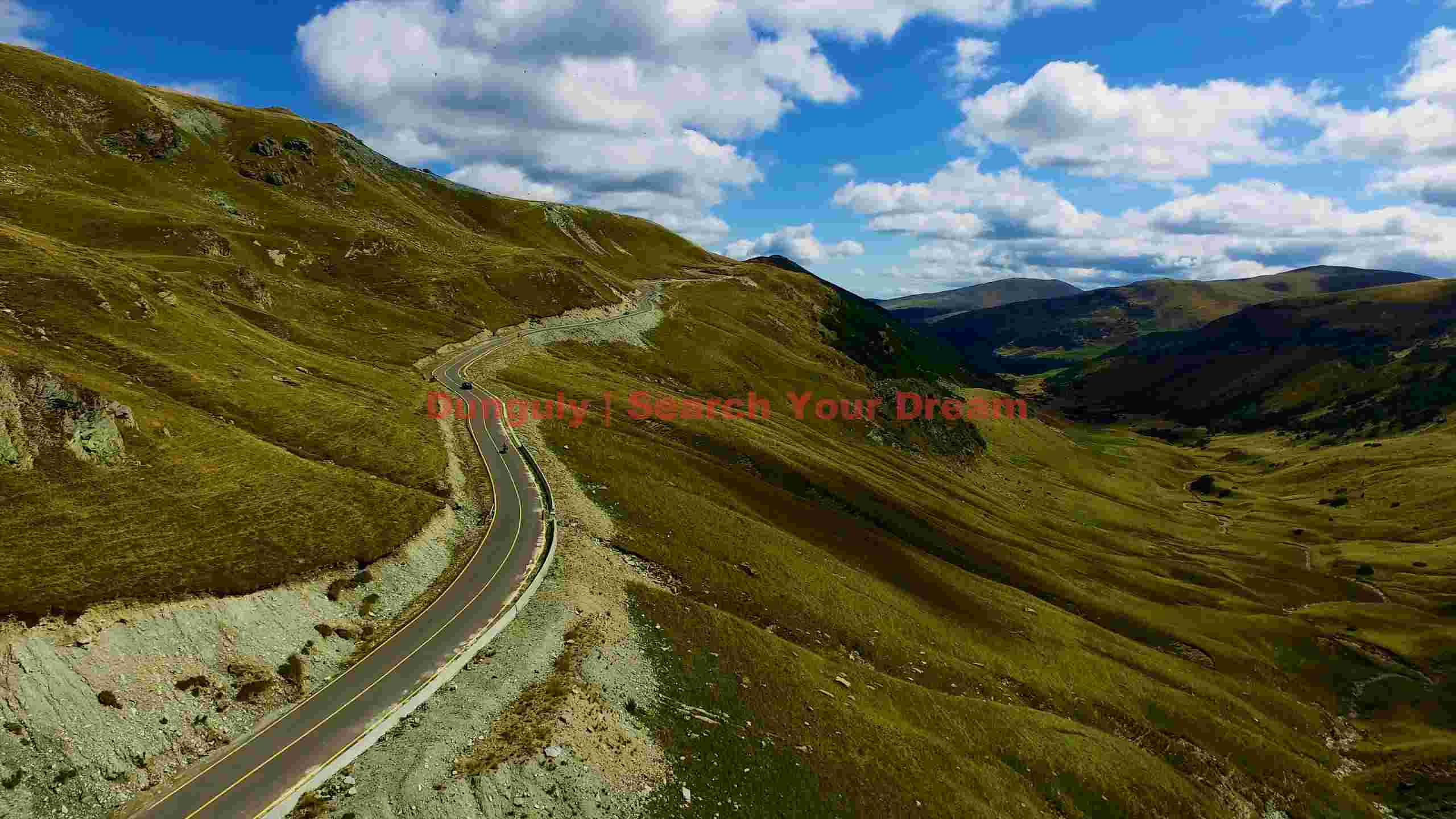 serpentine ascent mountain road panorama serpentine ascent mountain road panorama