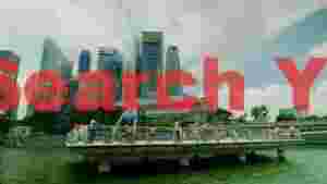 singapore marina bay waterfront and city skyline