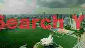 At Home singapores marina bay aerial panorama