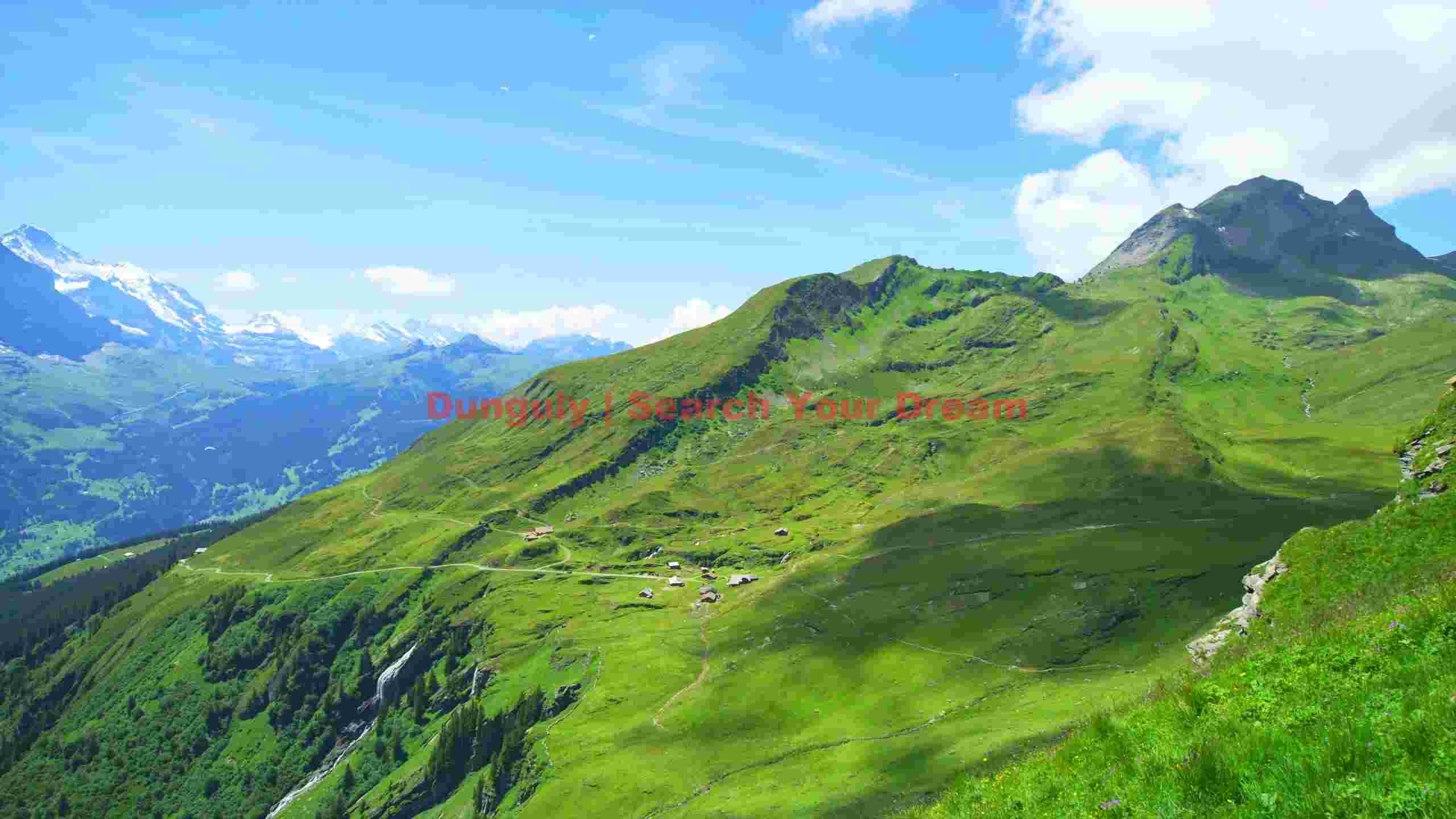 swiss alps green valley panorama swiss alps green valley panorama