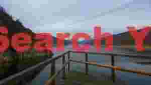 tranquil mountain lake viewpoint