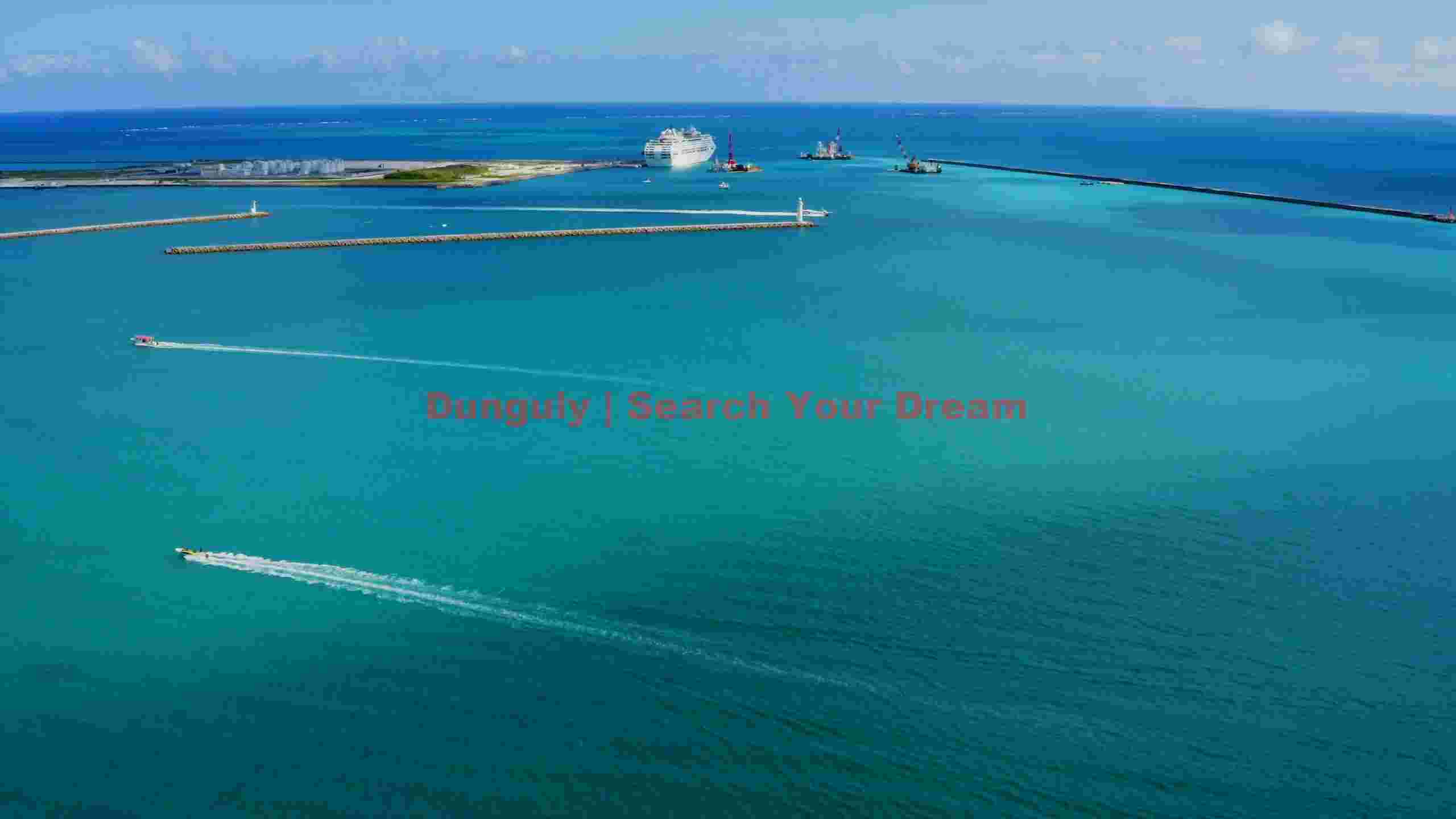 turquoise paradise coastal port view turquoise paradise coastal port view