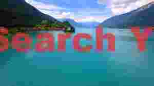 At Home turquoise serenity alpine lake village view