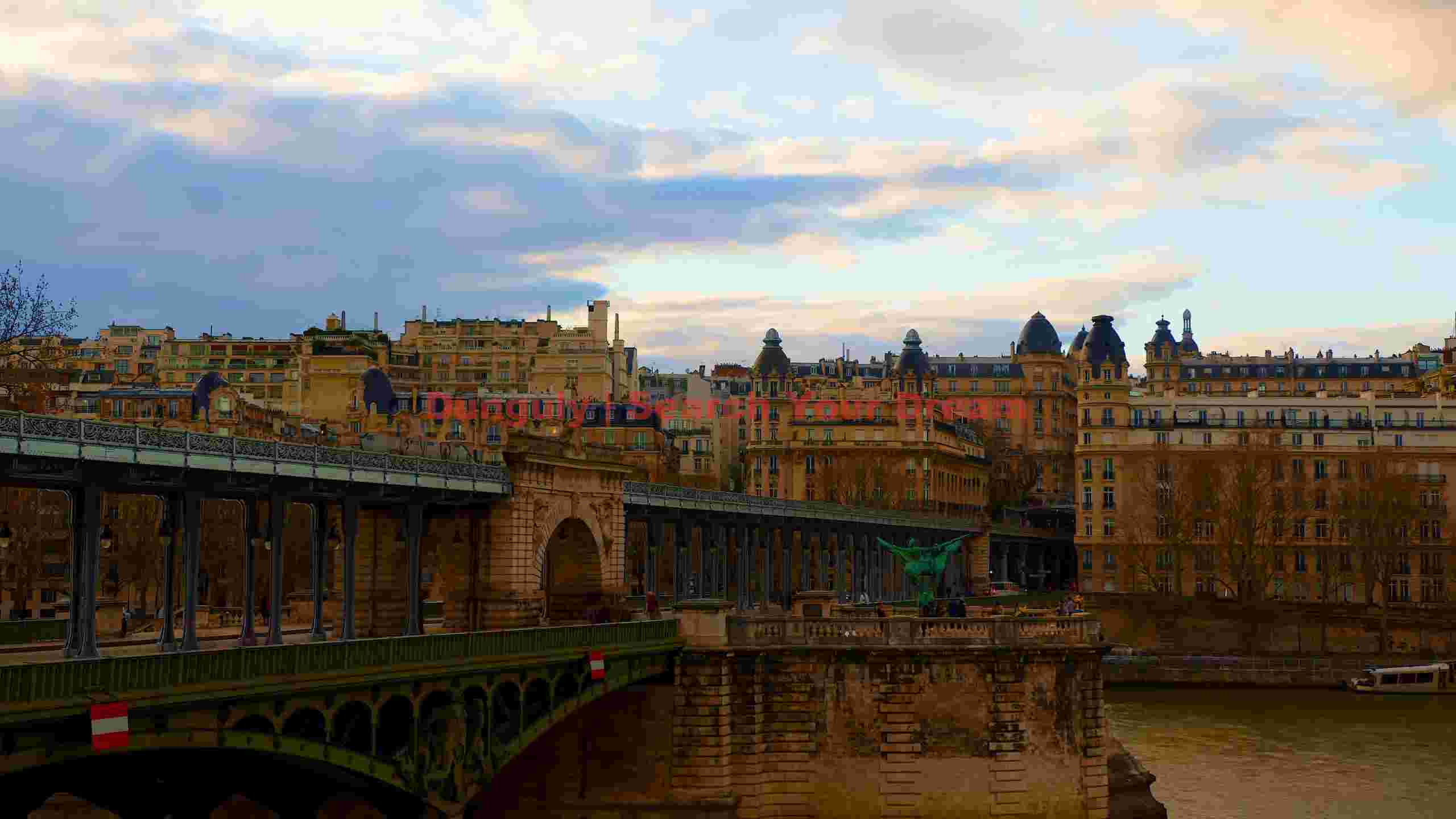 twilight over pont de bir hakeim bridge paris twilight over pont de bir hakeim bridge paris