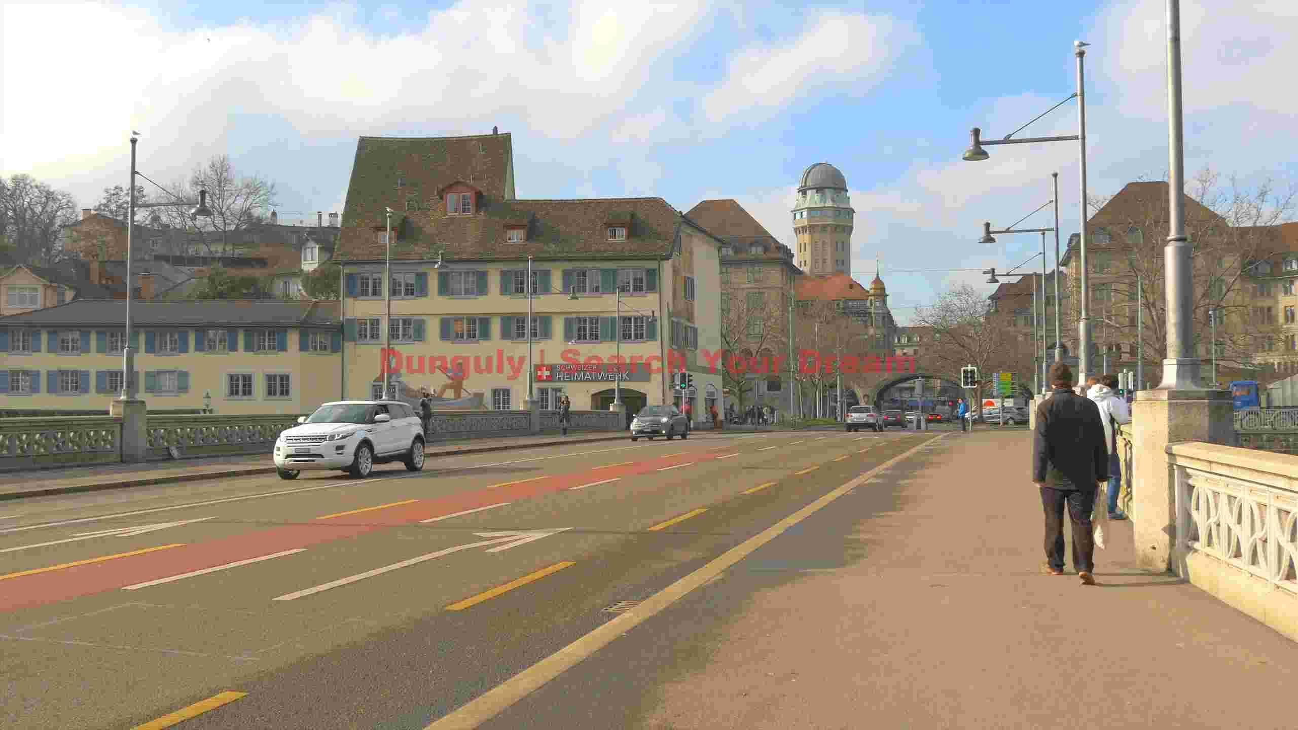 vibrant city life on a sunny european bridge vibrant city life on a sunny european bridge