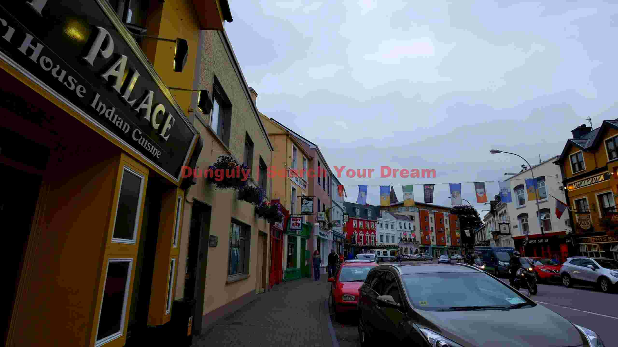 vibrant european town street scene vibrant european town street scene