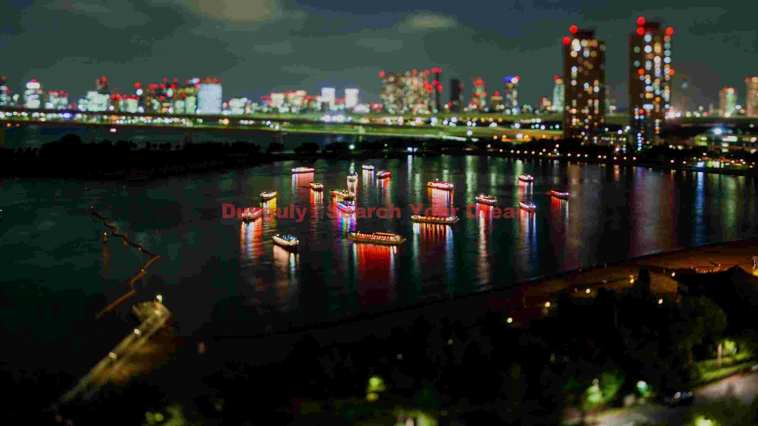 vibrant harbor cityscape at night vibrant harbor cityscape at night