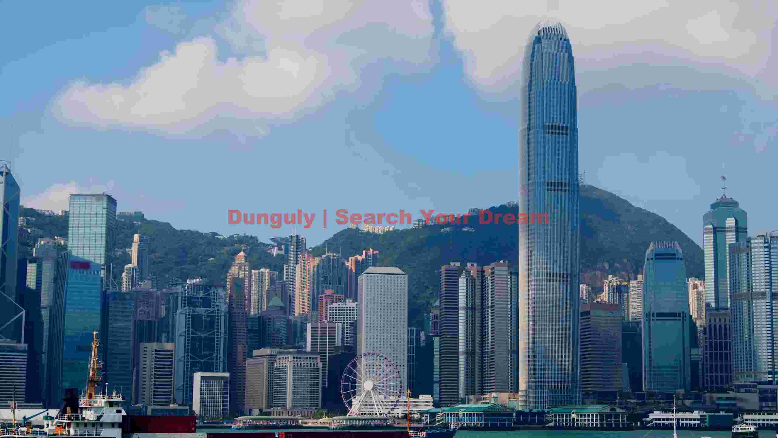 vibrant hong kong cityscape and harbour vibrant hong kong cityscape and harbour